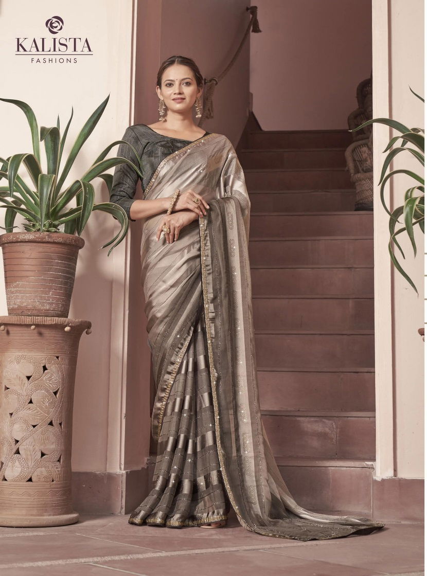 Trisha By Kalista Party Wear Sarees Catalog
